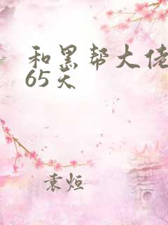 和黑帮大佬的365天