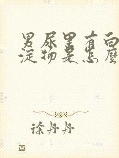 男尿里有白色沉淀物是怎么回事