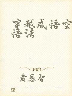 穿越成悟空师兄悟法