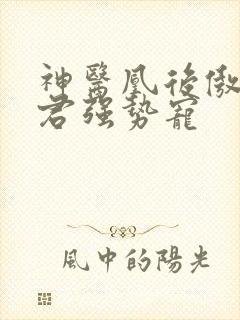 神医凰后傲娇暴君强势宠