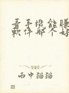 看手机能赚钱的软件哪个好