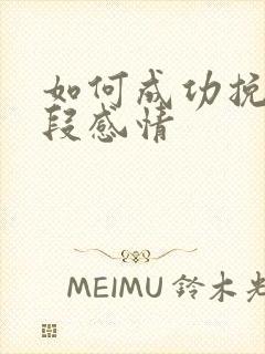 如何成功挽回一段感情