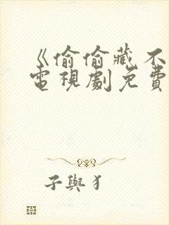 《偷偷藏不住》电视剧免费观看