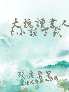 大魏读书人txt小说下载