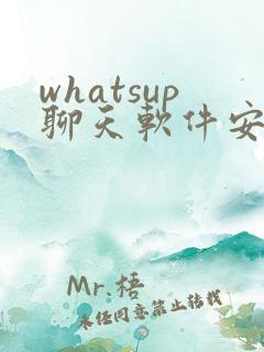 whatsup聊天软件安卓版