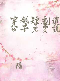 穿越短剧逍遥四公子免费观看