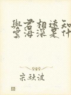 与君相远知不道云海深是什么意思