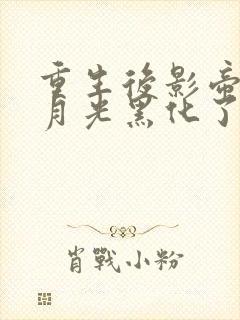 重生后影帝的白月光黑化了txt