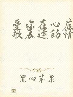 爱你在心底这首歌表达的情感