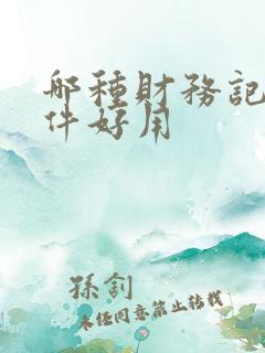 哪种财务记账软件好用