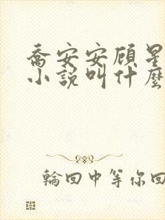 乔安安顾星顾凛小说叫什么名字