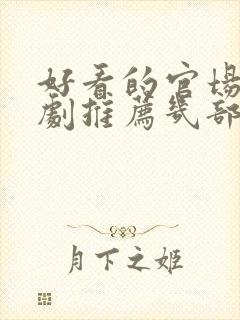 好看的官场电视剧推荐几部 前十名