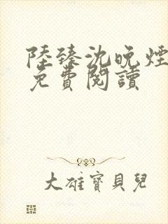 陆臻沈晚烟小说免费阅读