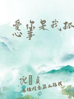爱你是我孤单的心事