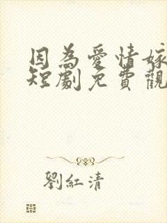 因为爱情嫁错门短剧免费观看