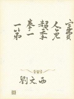 一拳超人完整版第一季免费