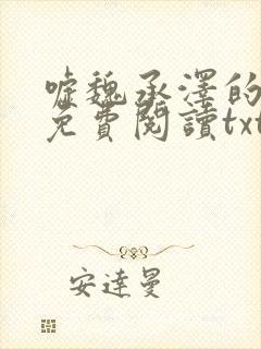 嘘魏承泽的小说免费阅读txt