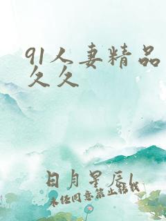 91人妻精品久久久