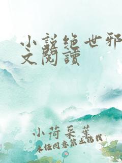 小说绝世邪神全文阅读