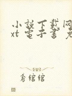 小说下载网 txt 电子书 免费下载