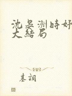 沈晏洲时妤小说大结局