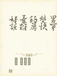 好看的双男主小说推荐快穿