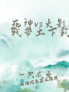 死神vs火影忍战带土下载