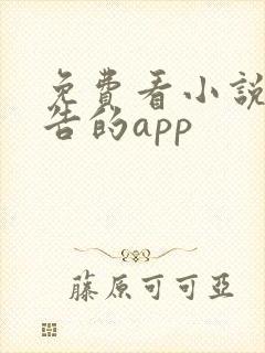 免费看小说无广告的app