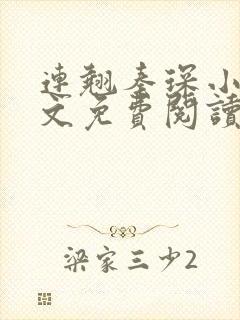 连翘秦琛小说全文免费阅读笔趣阁