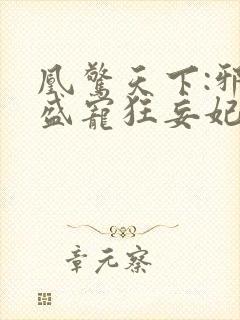 凰惊天下:邪王盛宠狂妄妃