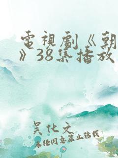 电视剧《朝雪录》38集播放