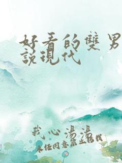 好看的双男主小说现代