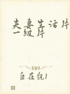 夫妻生活片黄色一级片