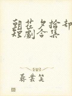 朝花夕拾却已迟短剧合集