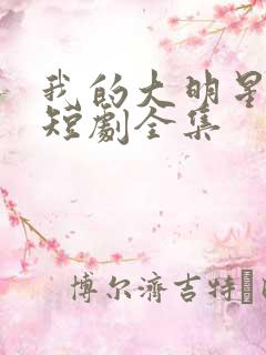 我的大明星老婆短剧全集