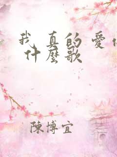 我 真的 爱你 什么歌