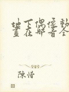 地下偶像动漫动画在哪看全集视频