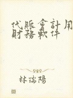 代账会计用什么财务软件