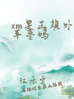 xm是正规外汇平台吗