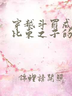 穿越斗罗成为比比东之子的小说