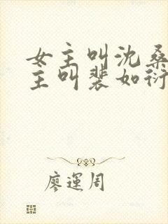 女主叫沈桑宁男主叫裴如衍的小说