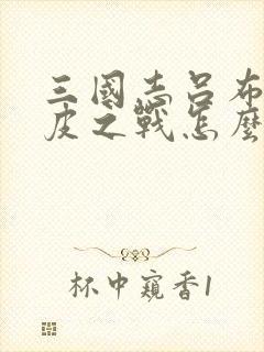 三国志吕布传南皮之战怎么过