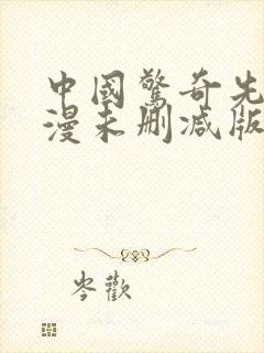 中国惊奇先生动漫未删减版