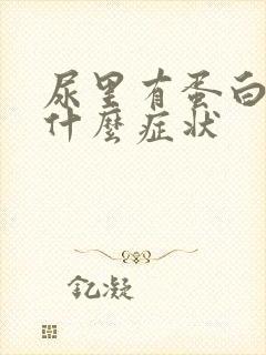 尿里有蛋白质有什么症状