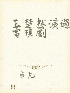 王楚然演过什么电视剧