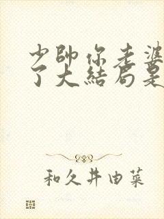 少帅你老婆又跑了大结局是怎样的