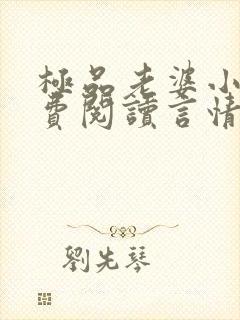 极品老婆小说免费阅读言情