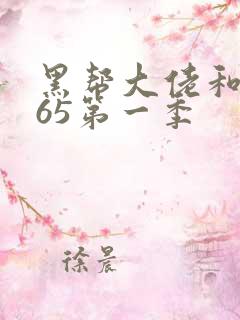 黑帮大佬和我365第一季