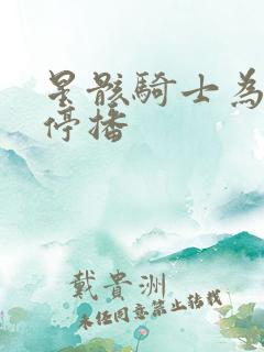 星骸骑士为什么停播