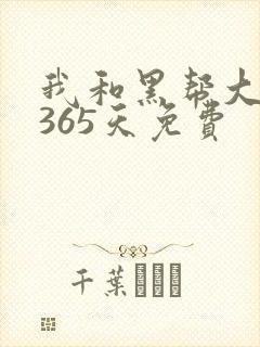 我和黑帮大佬的365天免费